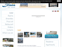 Tablet Screenshot of hotelliliana.it